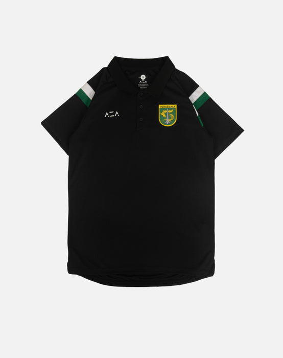 Polo Persebaya Two Stripe - Black