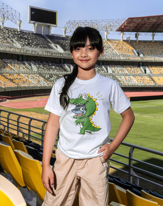T-shirt Kids Persebaya Happy Croco - White